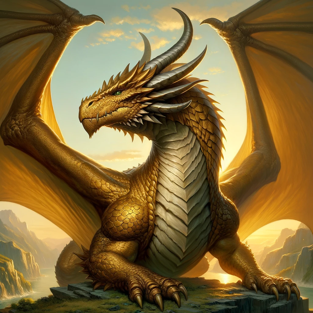Adult Gold Dragon