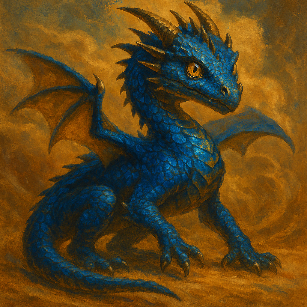 Blue Dragon Wyrmling