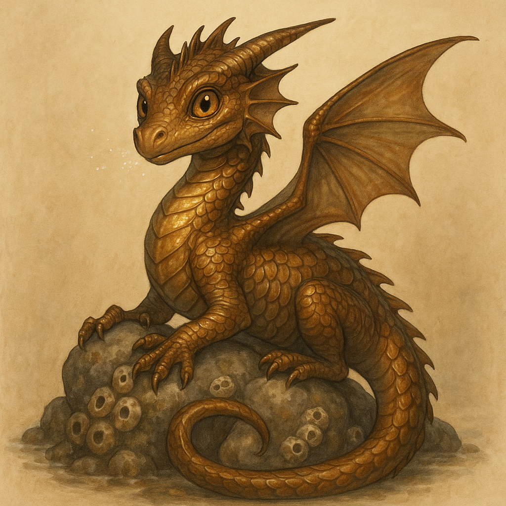 Bronze Dragon Wyrmling