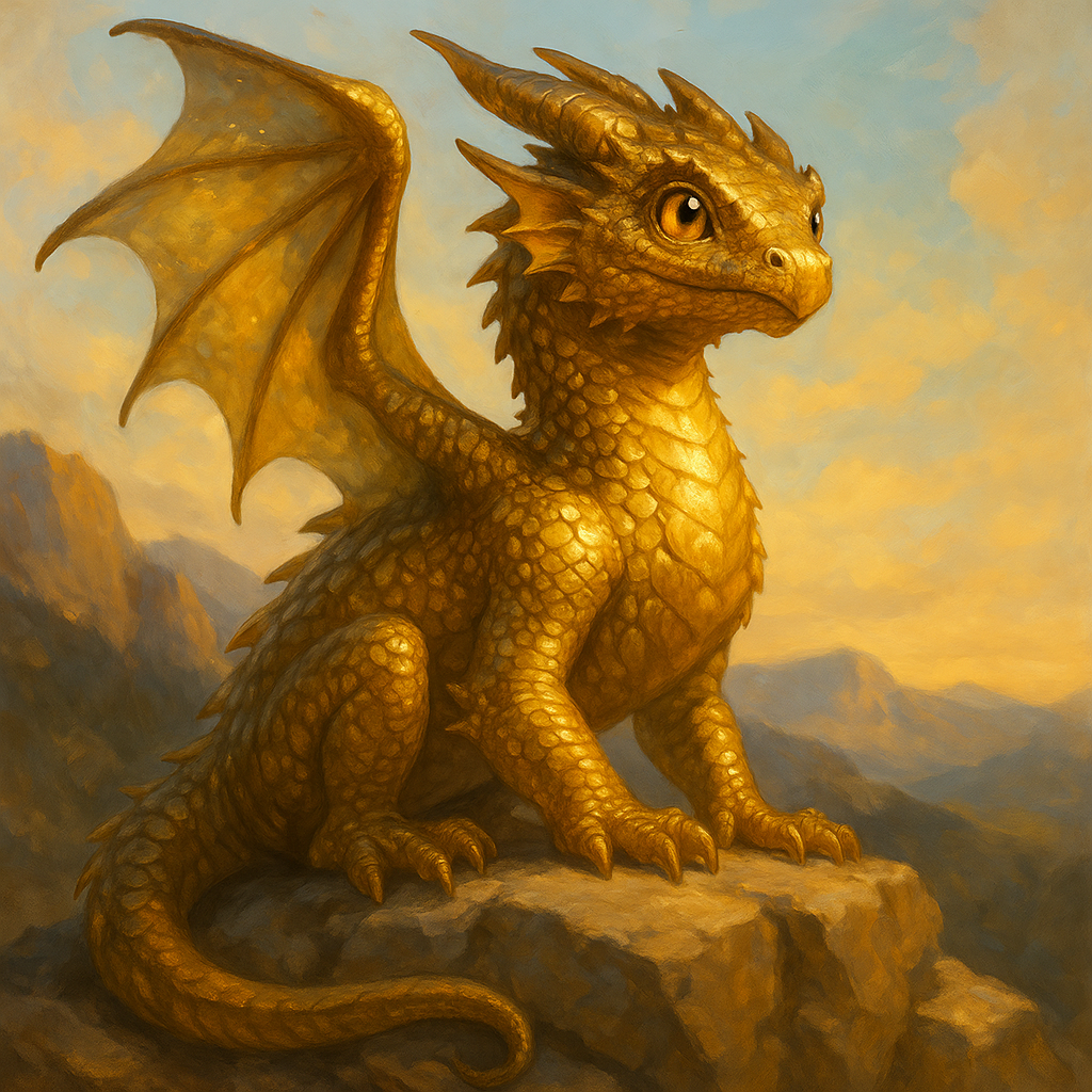 Gold Dragon Wyrmling