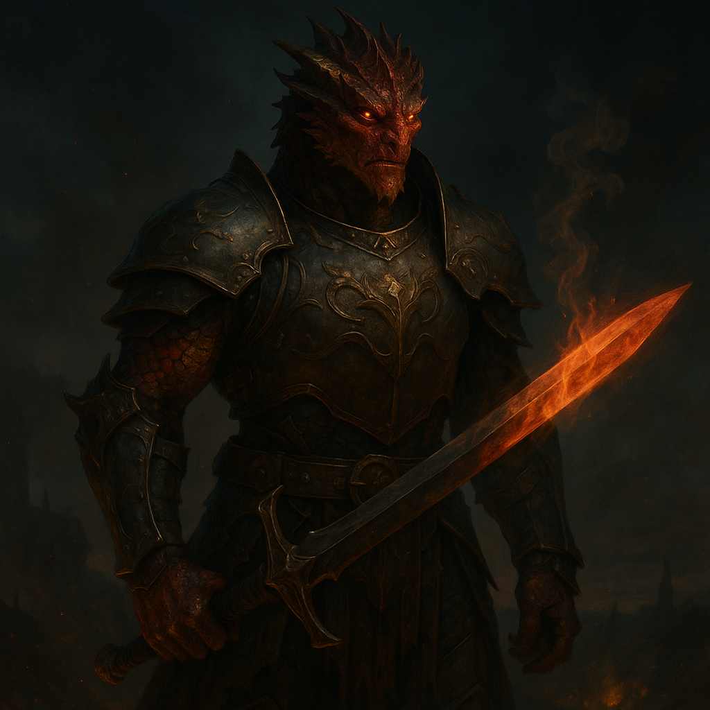 Half-Red Dragon Veteran