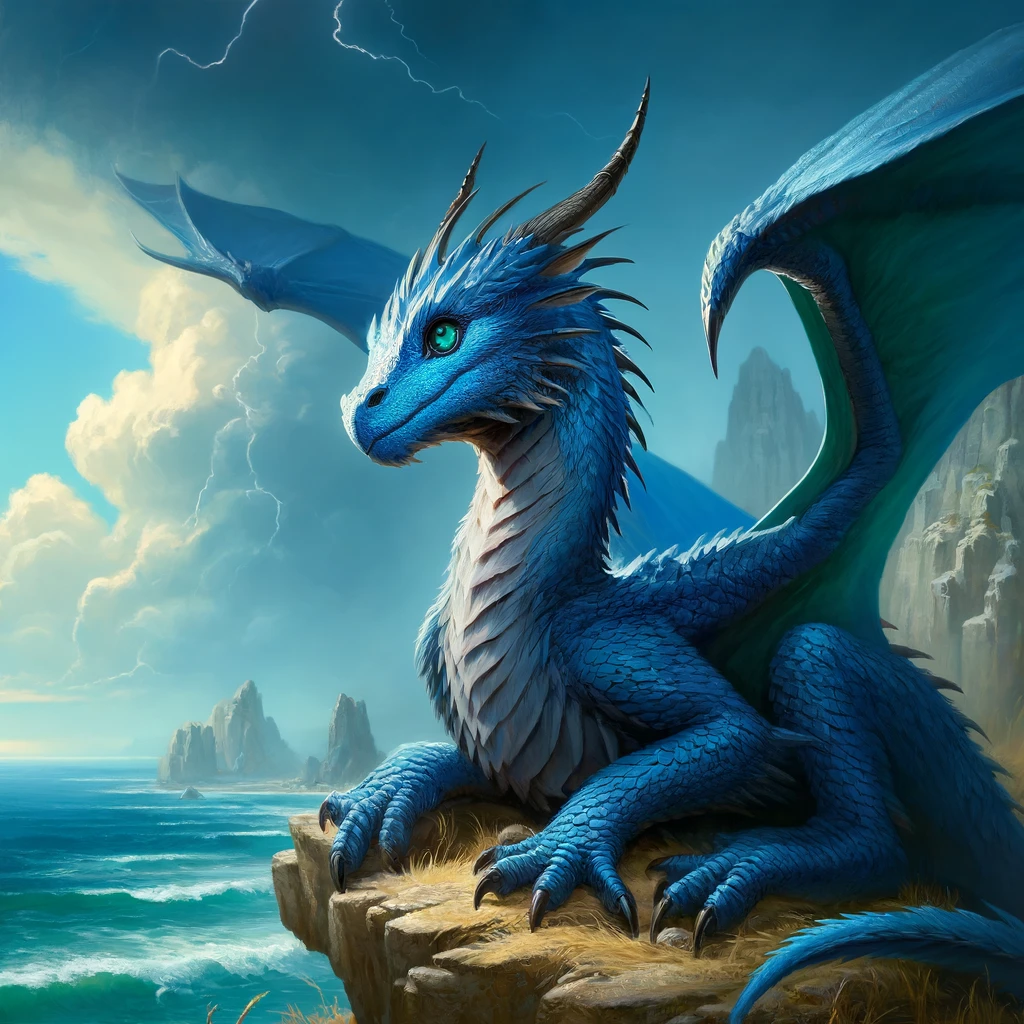 Young Blue Dragon
