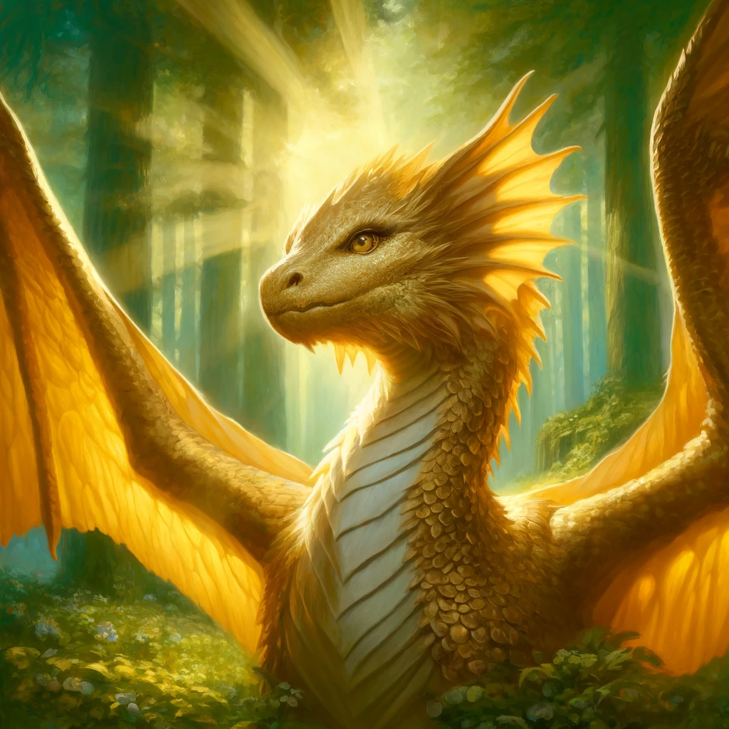 Young Gold Dragon