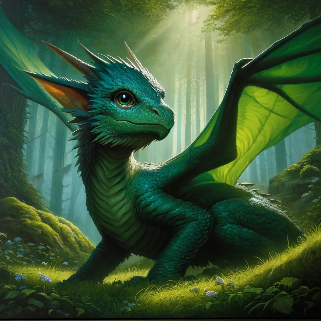 Young Green Dragon